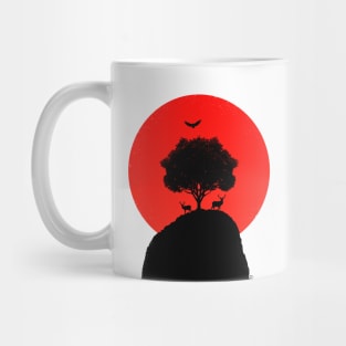 Red Sunset Mug